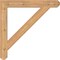 Ekena Millwork Traditional Craftsman Smooth Bracket, Western Red Cedar, 3 1/2"W x 30"D x 30"H BKT04X30X30TRA04SWR - alternate 2